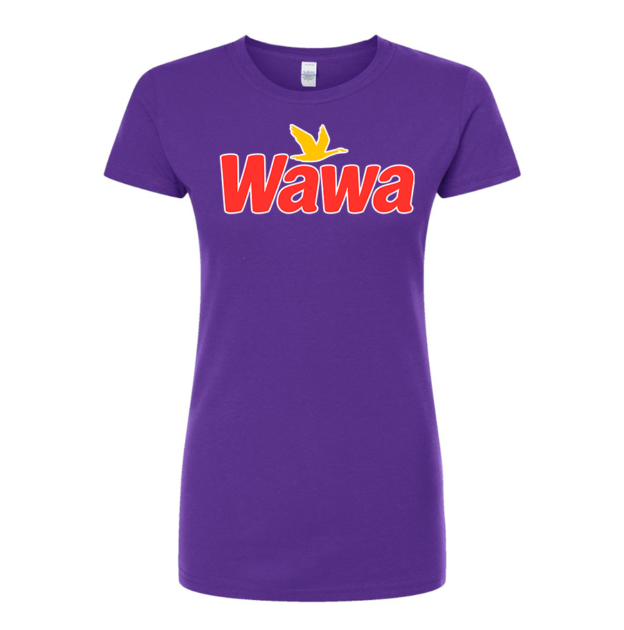 Women’s   Wawa Gas Station Round Neck T-Shirt